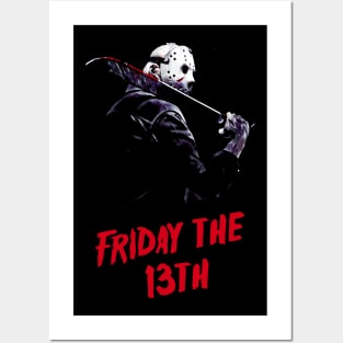 Jason Voorhees Friday the 13th Posters and Art